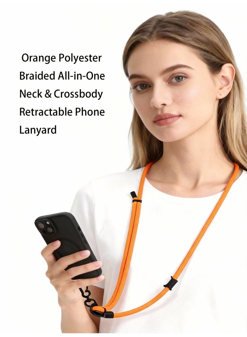 ThangCore Long Cross-Body Retractable Phone Lanyard - Bonus Silicone Cable Ties - Image 1